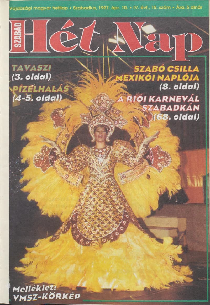 Szabad Hét Nap, 4. évf. 1997. április 10. 15. sz.
