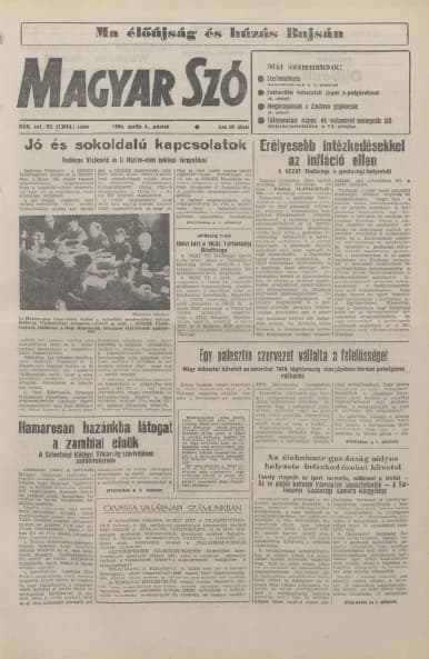 Magyar Szó, 43. évf. 1986. április 4. 92. sz. 1–24. oldal