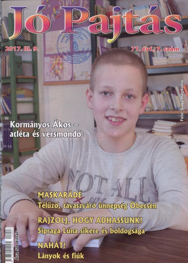 Jó Pajtás, 71. évf. 2017. március 9. 7. sz.