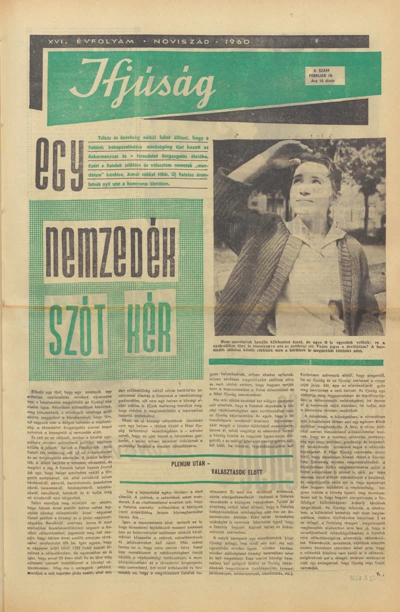 Ifjúság, 16. évf. 1960. február 18. 8. sz.
