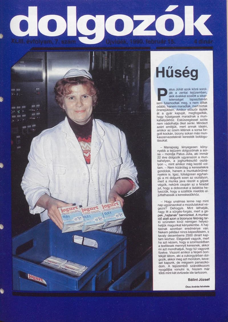 Dolgozók, 44. évf. 1990. február 15. 7. sz.