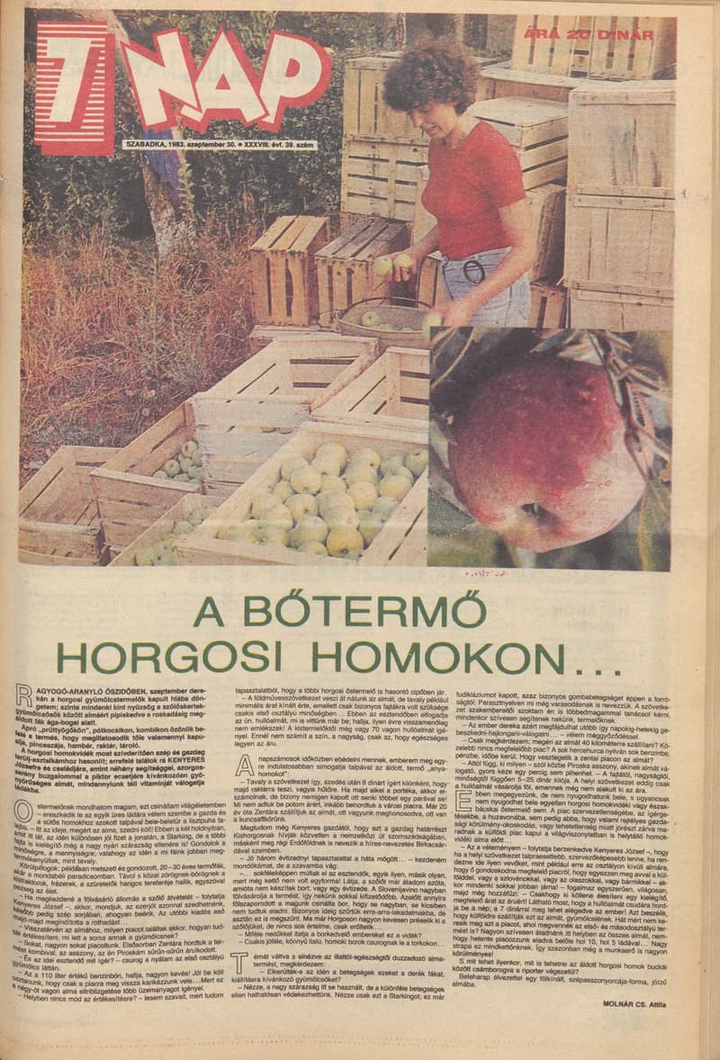 7 Nap, 38. évf. 1983. szeptember 30. 39. sz. 1–12. oldal