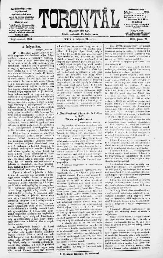 Torontál, 29. évf. 1900. január 29. 23. sz.