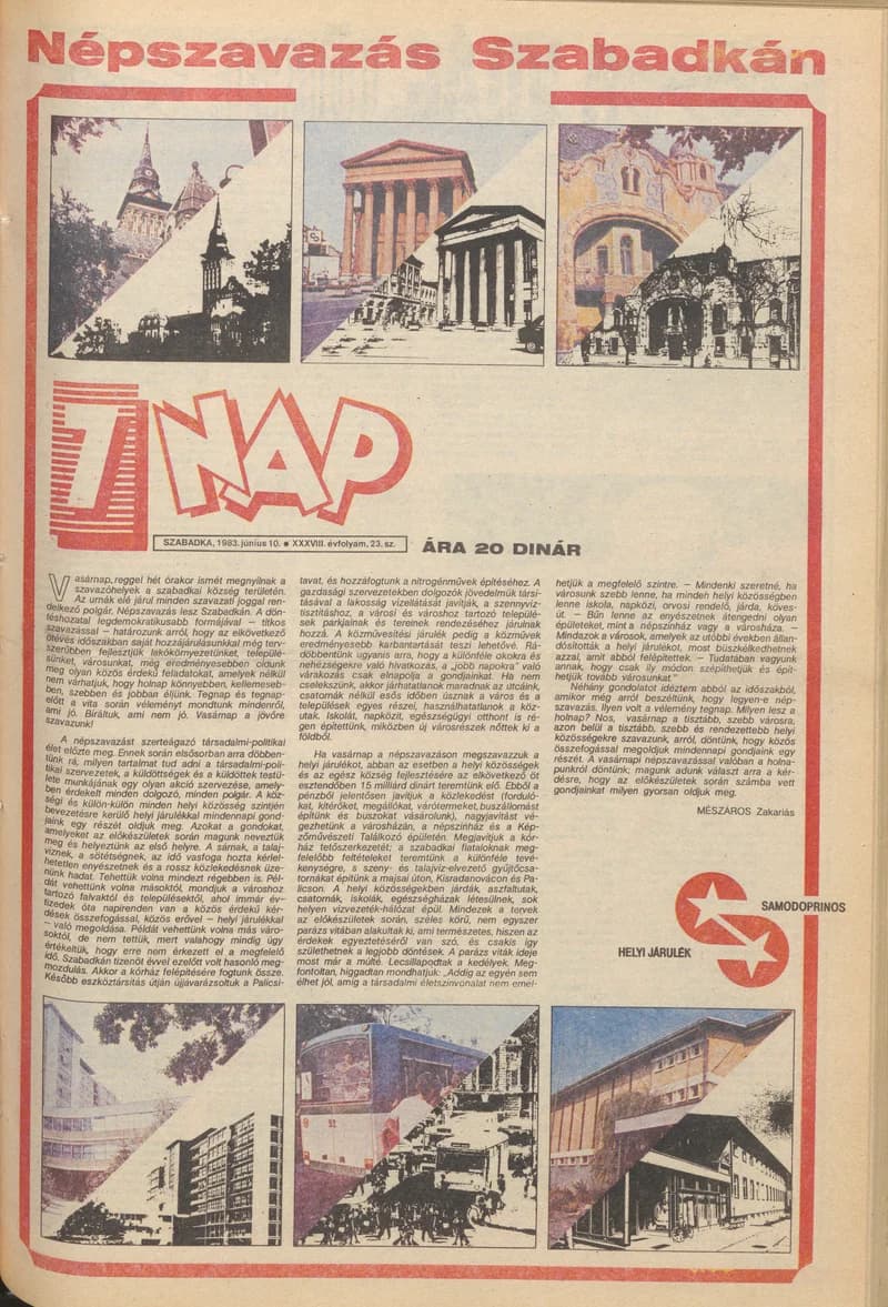 7 Nap, 38. évf. 1983. június 10. 23. sz. 1–12. oldal