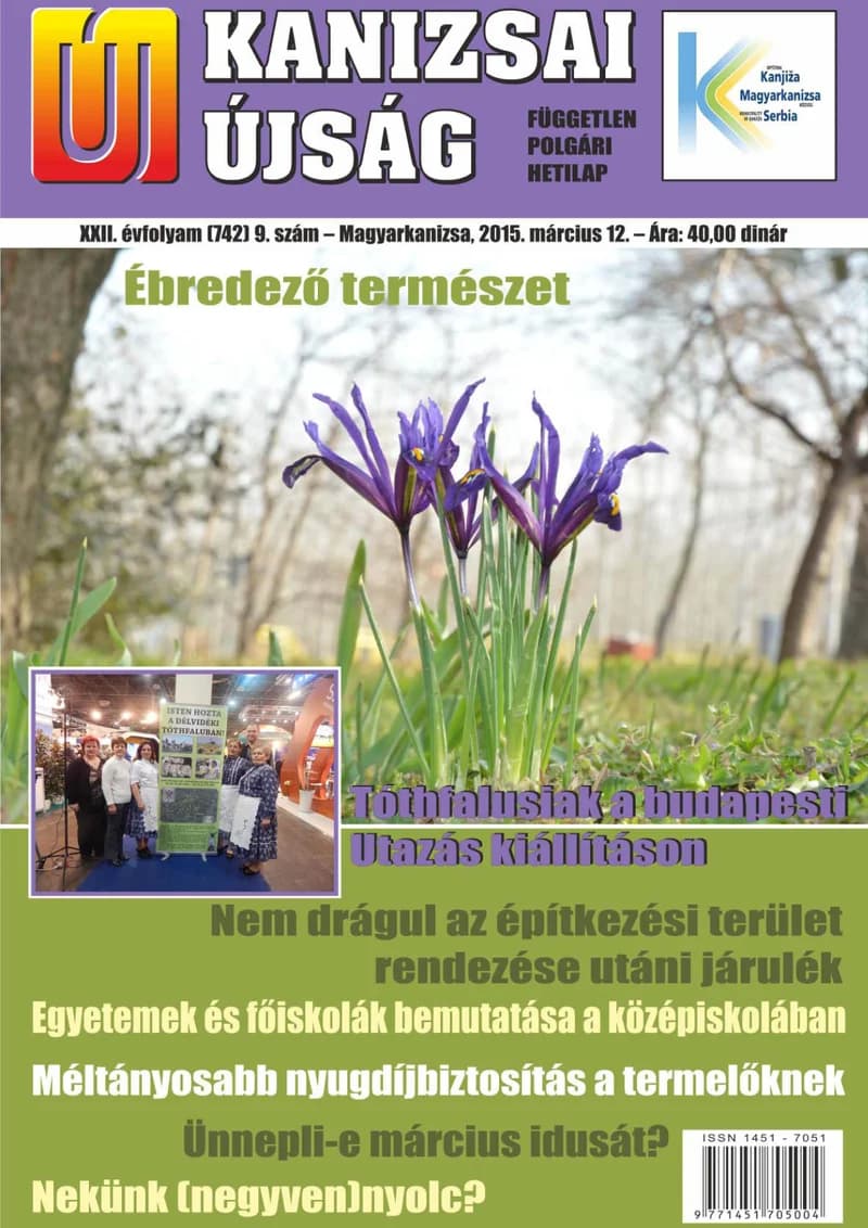 Új Kanizsai Újság, 22. évf. 2015. március 12. 9. sz.
