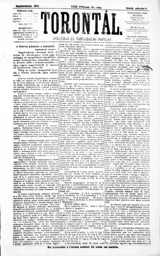 Torontál, 22. évf. 1893. március 8. 55. sz.