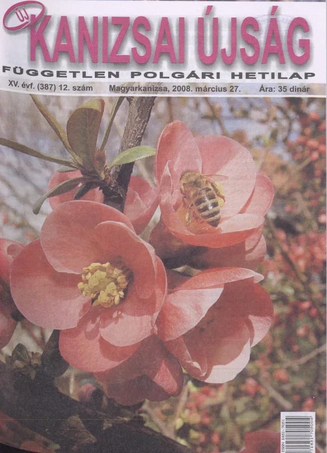 Új Kanizsai Újság, 15. évf. 2008. március 27. 12. sz.