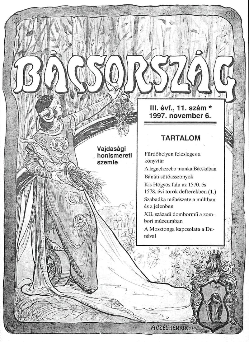 Bácsország, 3. évf. 1997. november 6. 11. sz.