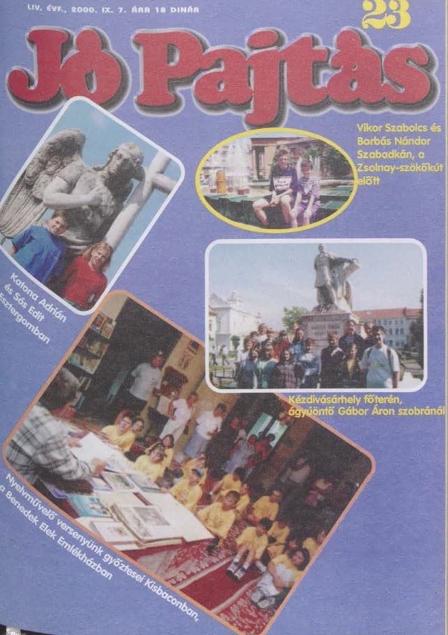 Jó Pajtás, 54. évf. 2000. szeptember 7. 23. sz.
