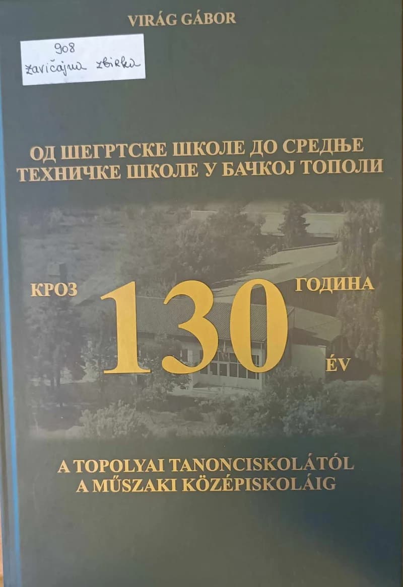 Од шегртске школе до средње техничке школе у Бачкој Тополи / A topolyai tanonciskolától a műszaki középiskoláig