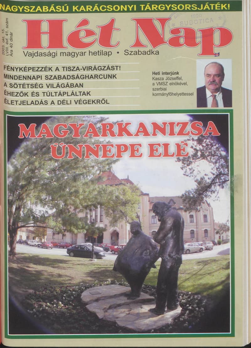 7 Nap, 58. évf. 2003. október 15. 41. sz.