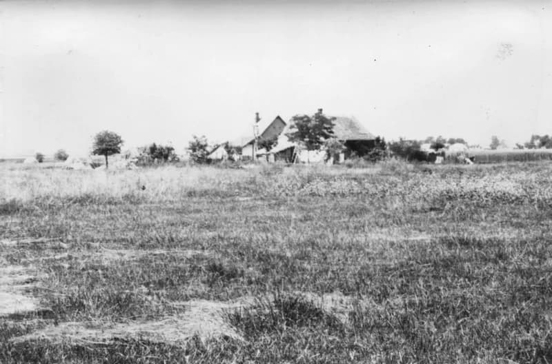 Zséli Sanyiék tanyája a Pocajt malom környékén