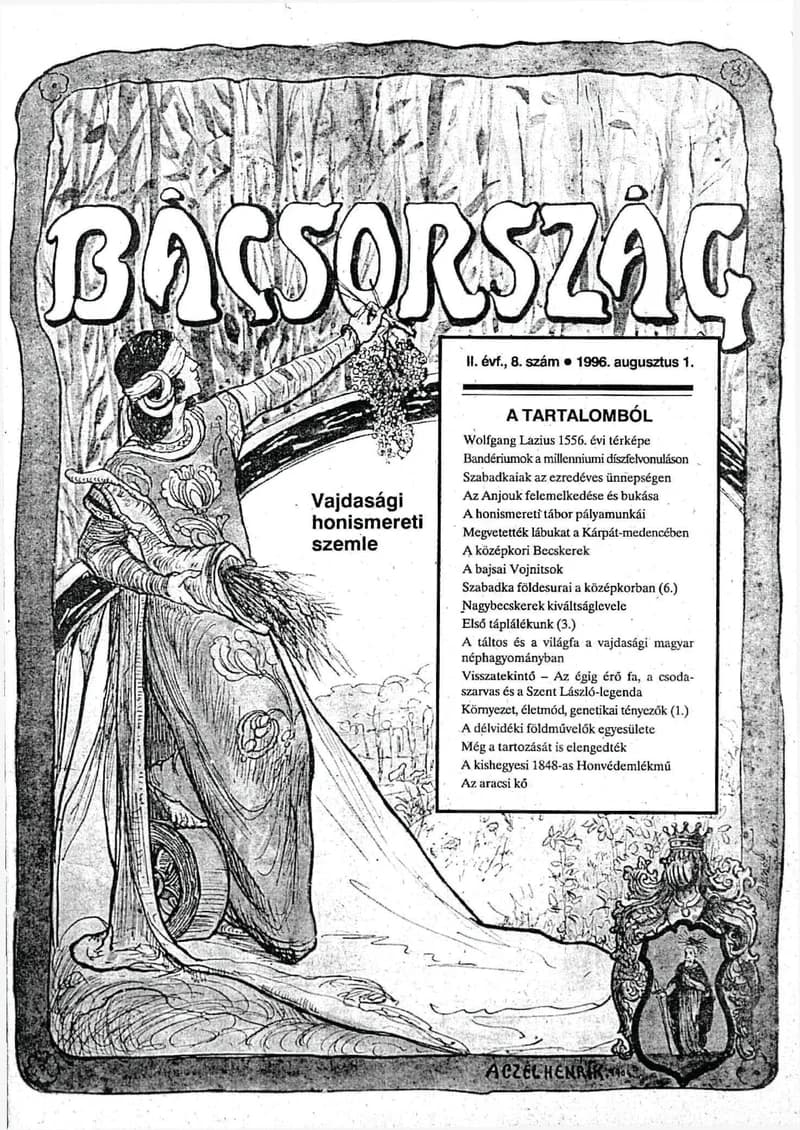 Bácsország, 2. évf. 1996. augusztus 1. 8. sz.