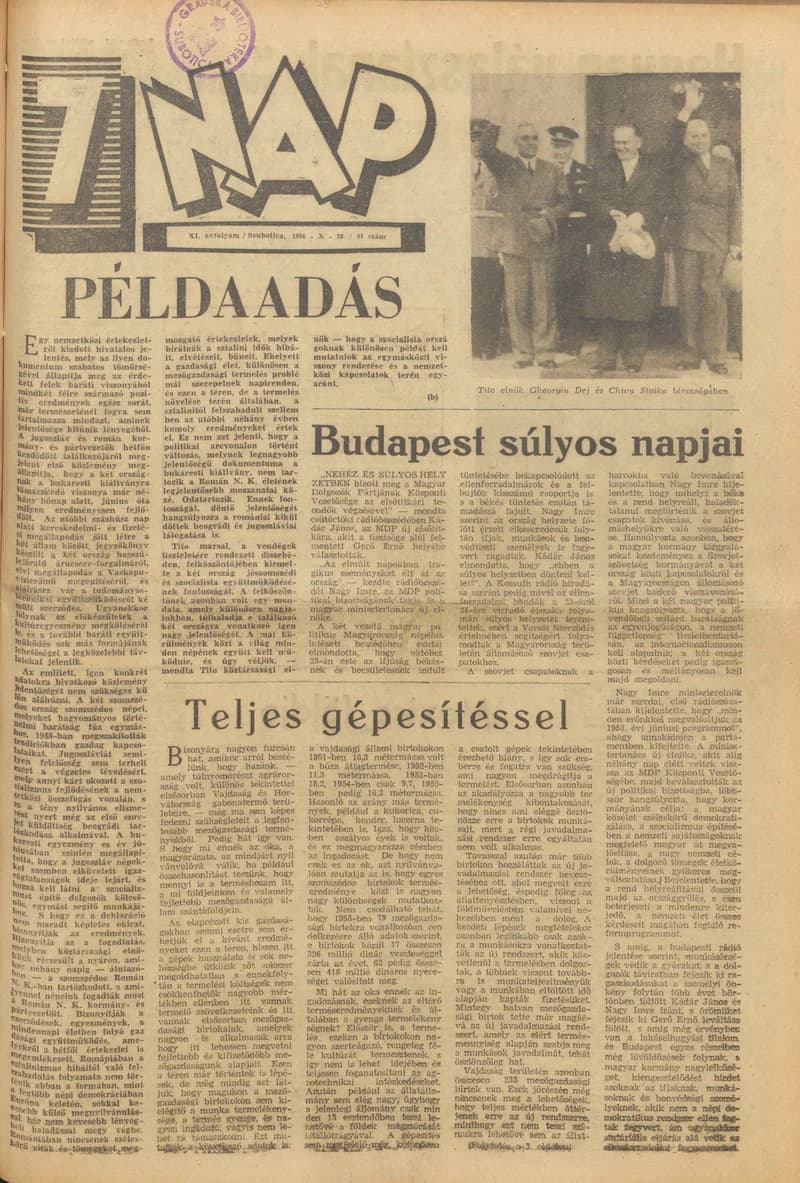 7 Nap, 11. évf. 1956. október 28. 44. sz.