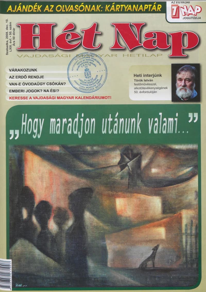 7 Nap, 63. évf. 2008. december 10. 50. sz.
