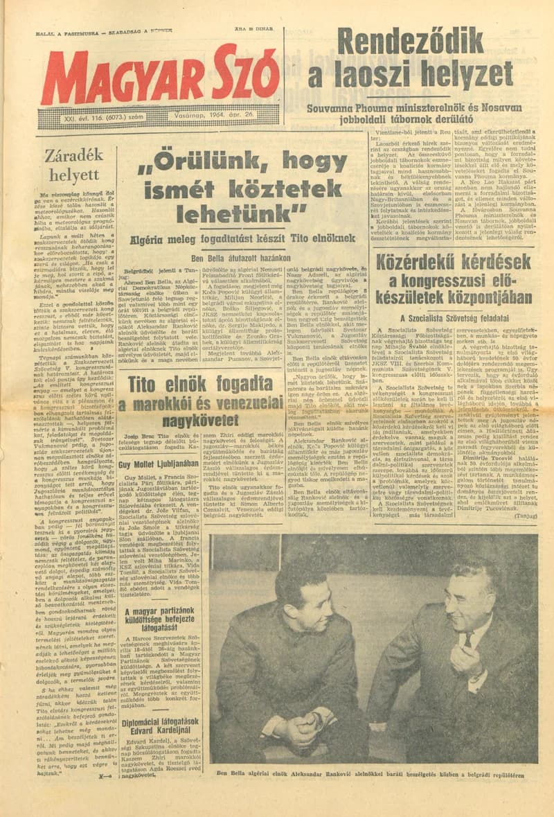 Magyar Szó, 21. évf. 1964. április 26. 116. sz. 1–24. oldal
