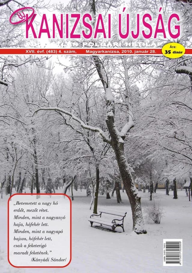 Új Kanizsai Újság, 17. évf. 2010. január 28. 4. sz.