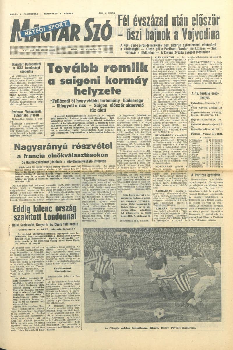 Magyar Szó, 22. évf. 1965. december 20. 348. sz.