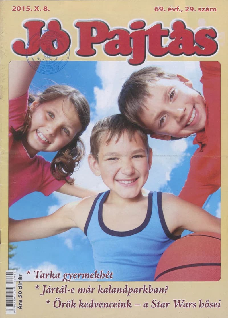 Jó Pajtás, 69. évf. 2015. október 8. 29. sz.