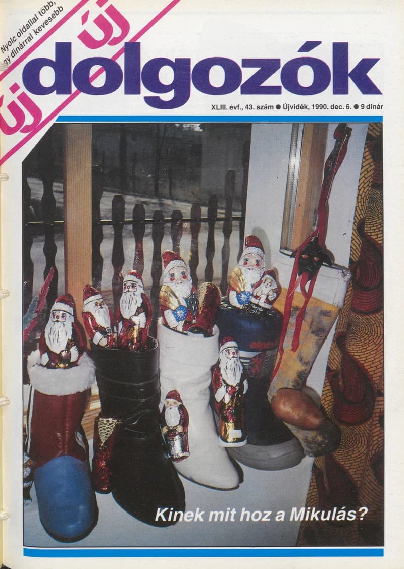 Dolgozók, 44. évf. 1990. december 6. 43. sz.