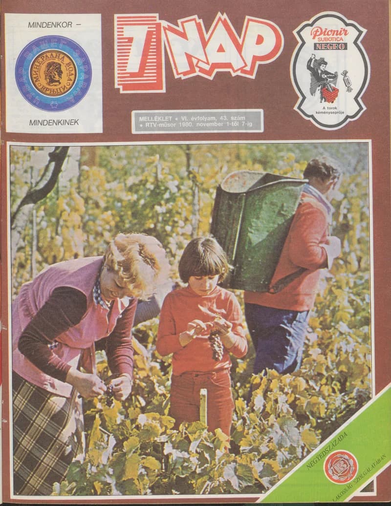7 Nap melléklet, 6. évf. 1980. november 1. – 7. 43. sz.