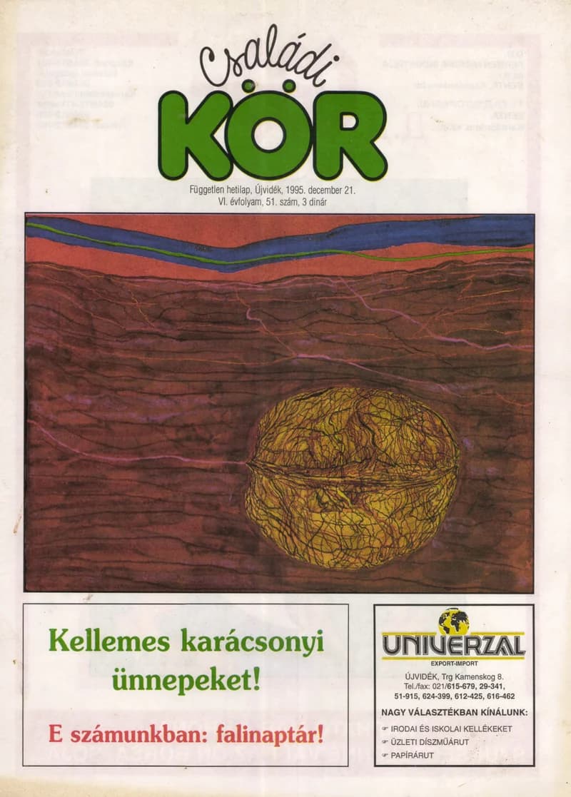 Családi Kör, 6. évf. 1995. december 21. 51. sz.