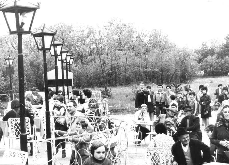 Majális a zentai népkertben