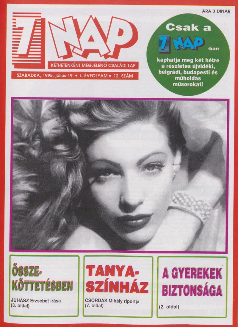 7 Nap, 50. évf. 1995. július 19. 12. sz. 1–52. oldal