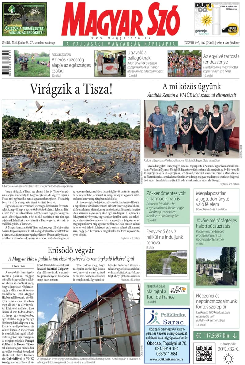 Magyar Szó, 78. évf. 2021. június 26. – 27. 146. sz. 1–32. oldal