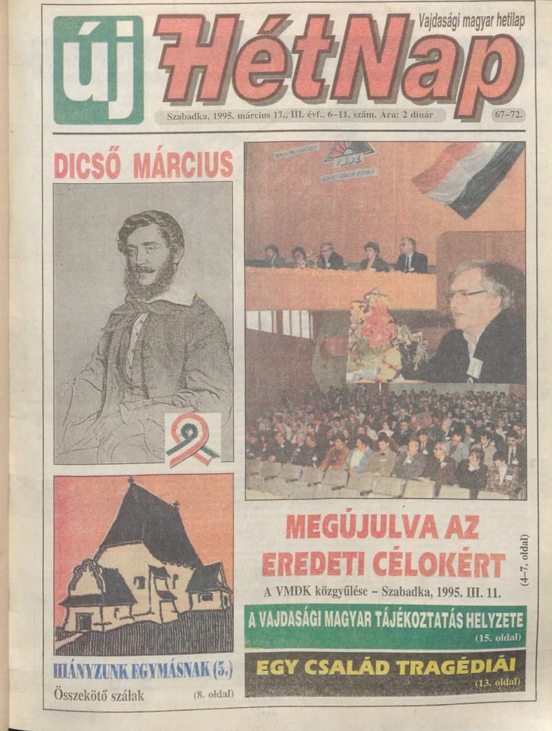 Új Hét Nap, 3. évf. 1995. február 17. 6–11. sz.