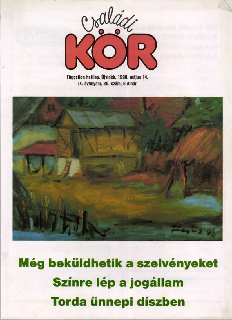 Családi Kör, 9. évf. 1998. május 14. 20. sz.