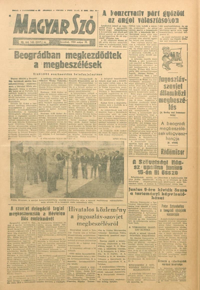 Magyar Szó, 12. évf. 1955. április 28. 143. sz. 1–10. oldal