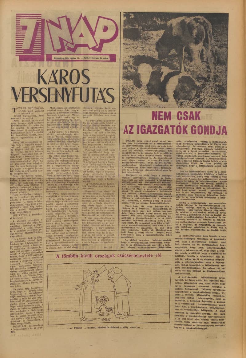 7 Nap, 16. évf. 1961. június 16. 24. sz. 1–20. oldal