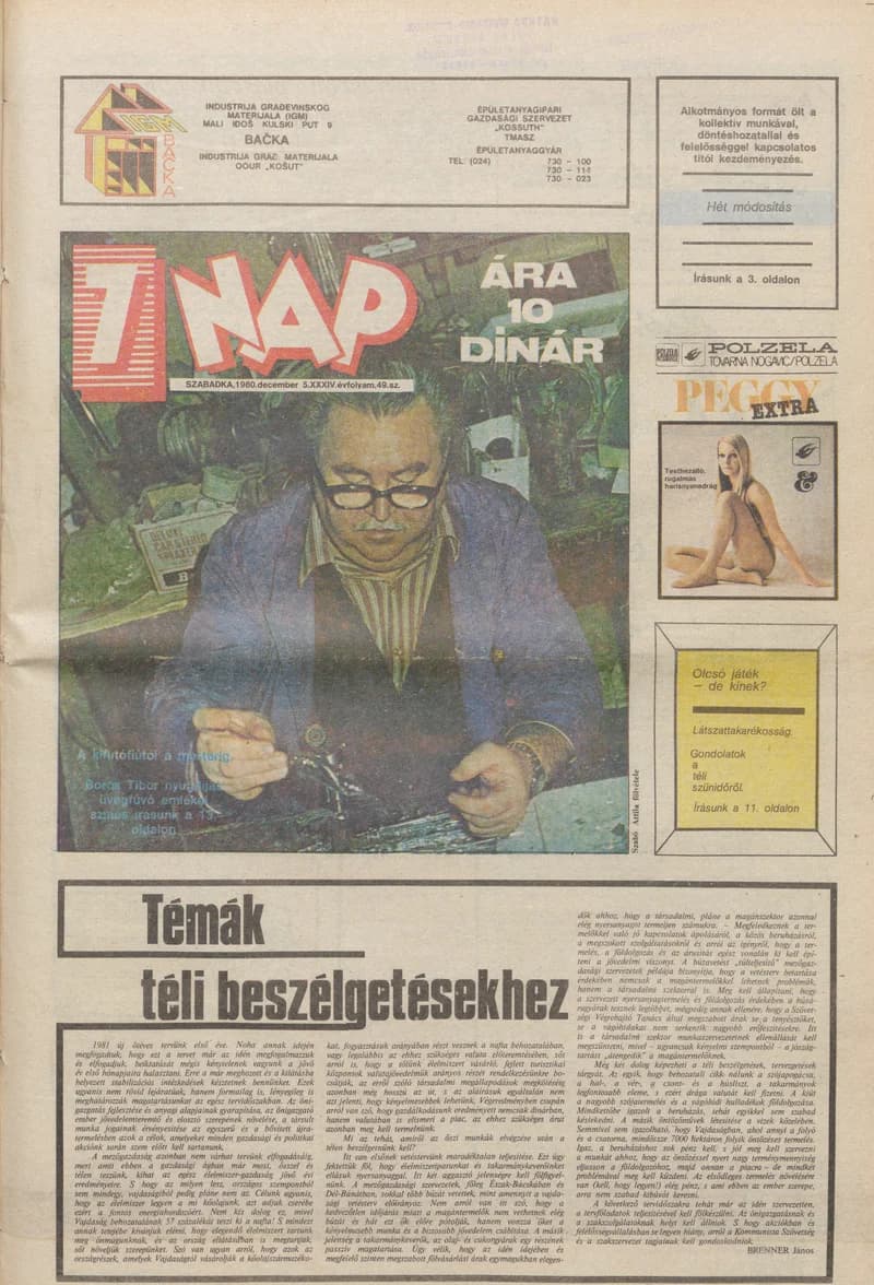 7 Nap, 35. évf. 1980. december 5. 49. sz. 1–24. oldal