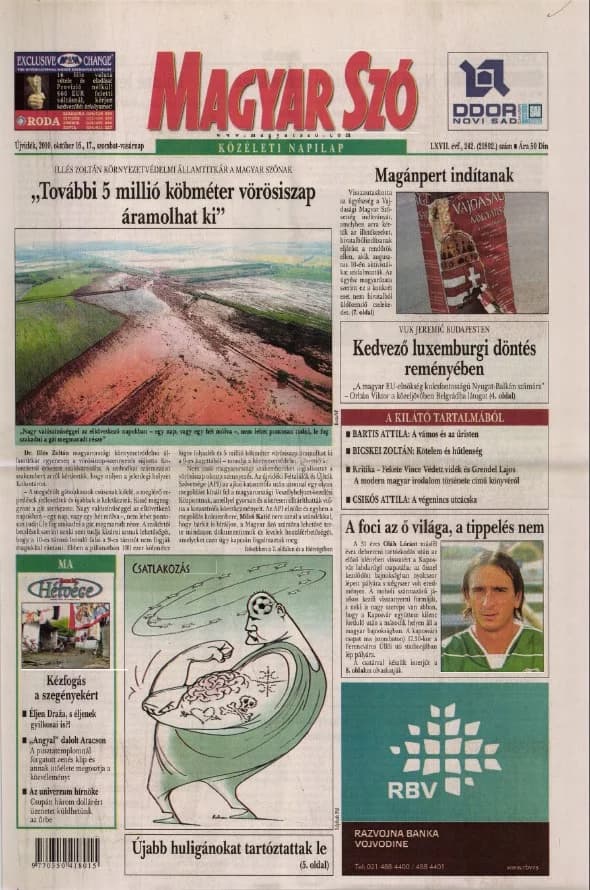 Magyar Szó, 67. évf. 2010. október 16. – 17. 242. sz. 1–52. oldal
