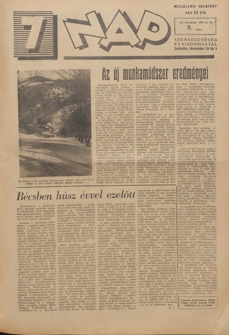 7 Nap, 9. évf. 1954. február 21. 8. sz. 1–16. oldal
