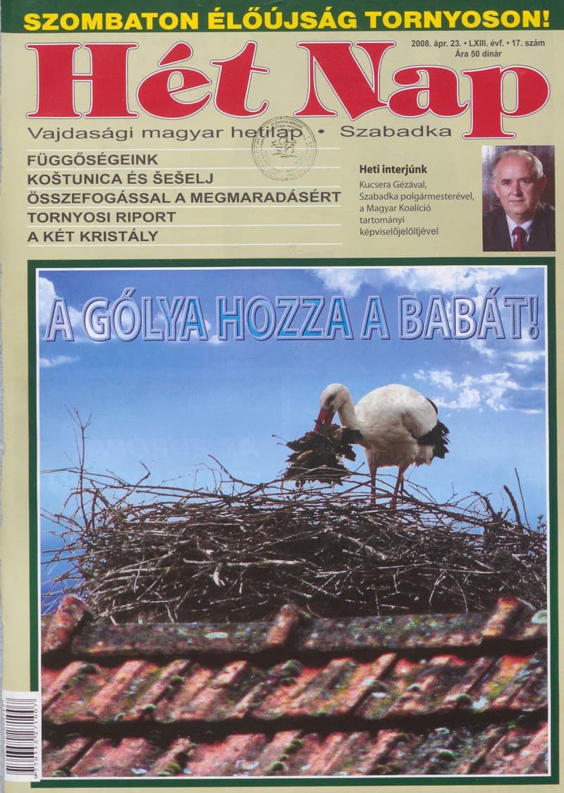 7 Nap, 63. évf. 2008. április 23. 17. sz.