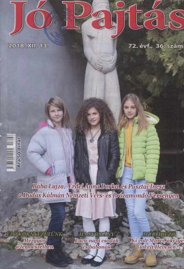 Jó Pajtás, 72. évf. 2018. december 13. 36. sz.