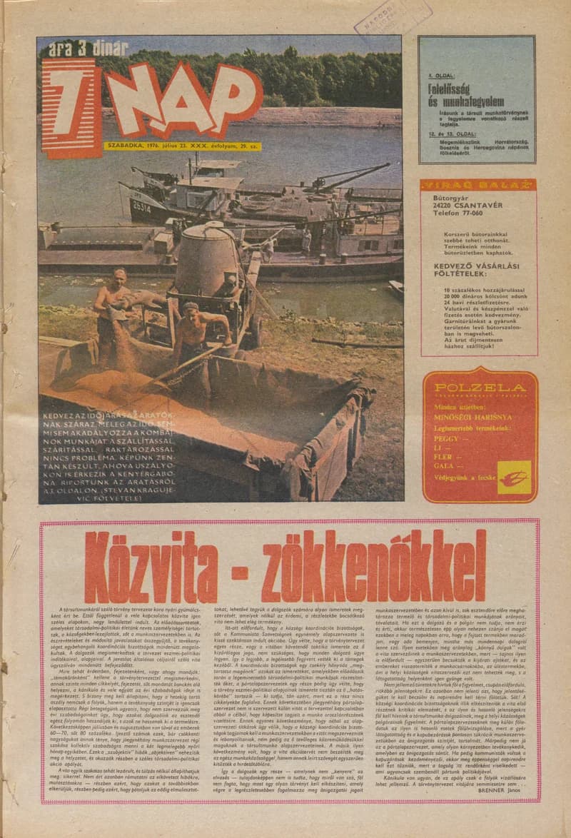 7 Nap, 31. évf. 1976. július 23. 29. sz. 1–24. oldal