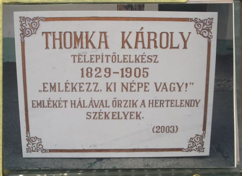 Megemlékezés - Thomka Károly telepítőlelkész tiszteletére