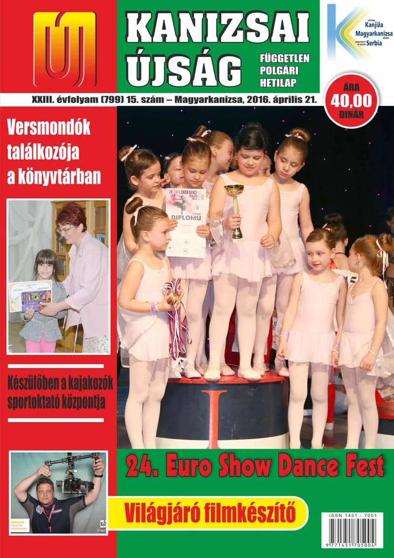 Új Kanizsai Újság, 23. évf. 2016. április 21. 15. sz.