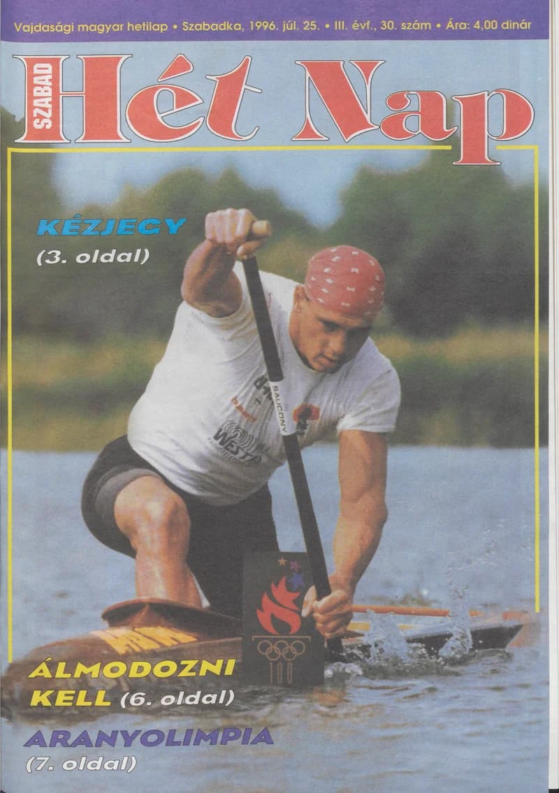 Szabad Hét Nap, 3. évf. 1996. július 25. 30. sz.