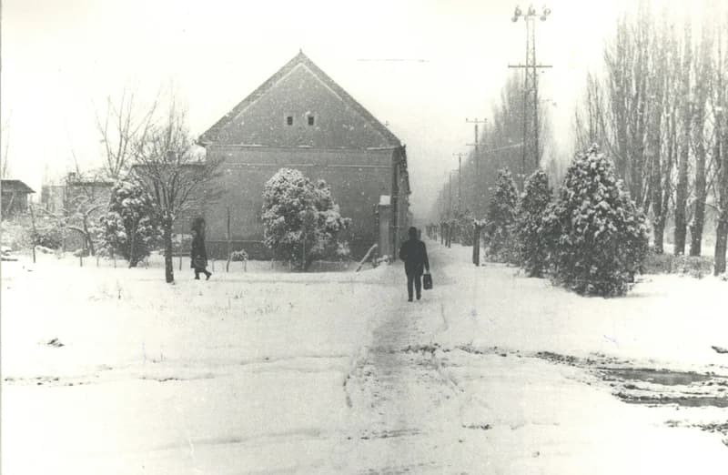 Vigék háza a templommal szemben (központ)