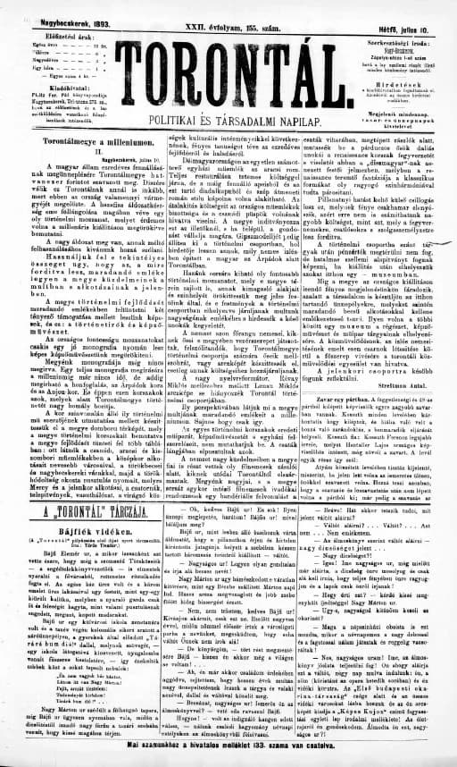 Torontál, 22. évf. 1893. július 10. 155. sz.