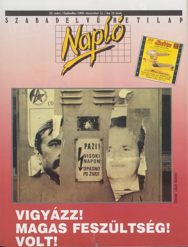 Napló - Szabadelvű hetilap, 1. évf. 1990. december 12. 32. sz.