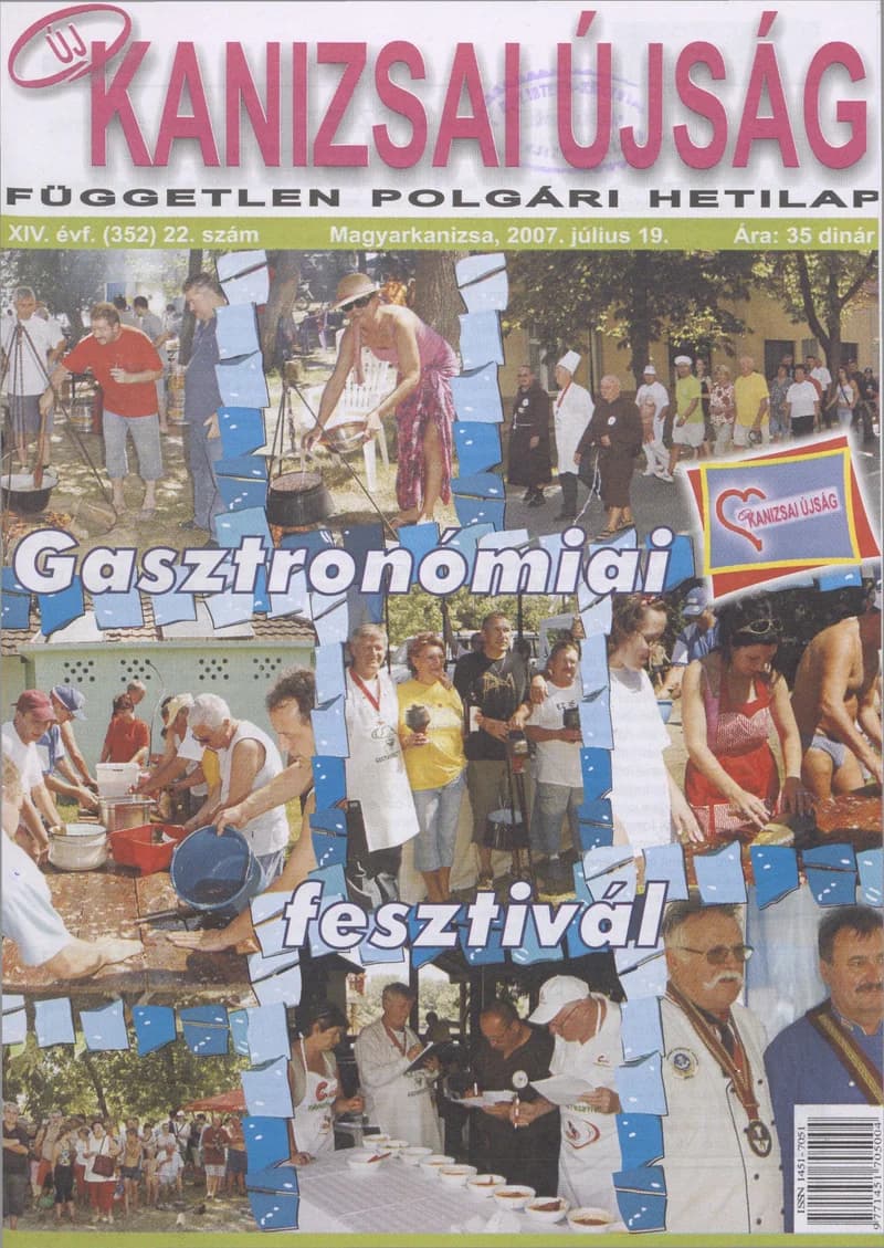 Új Kanizsai Újság, 14. évf. 2007. július 19. 22. sz.