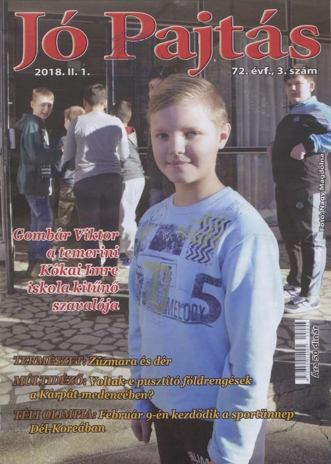 Jó Pajtás, 72. évf. 2018. február 1. 3. sz.