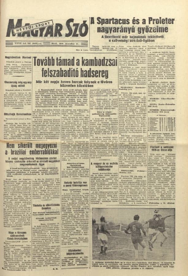Magyar Szó, 27. évf. 1970. december 14. 342. sz. 1–16. oldal