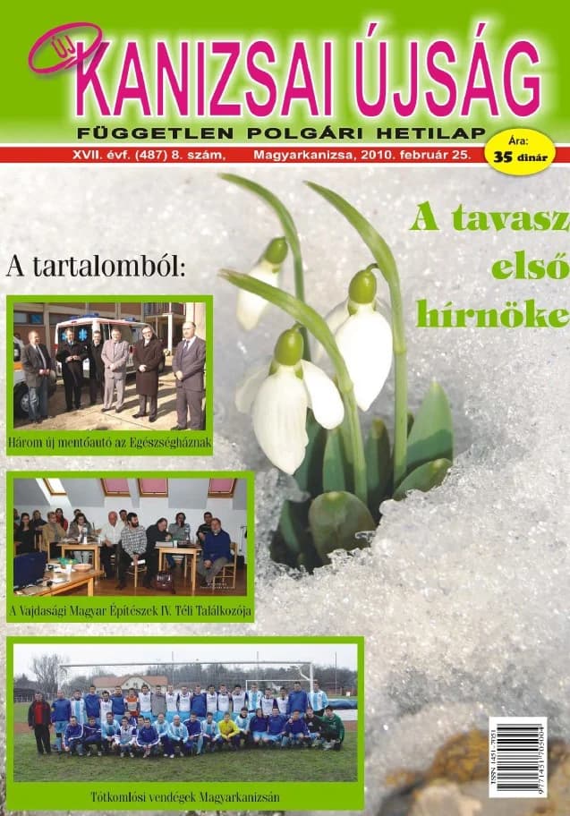 Új Kanizsai Újság, 17. évf. 2010. február 25. 8. sz.