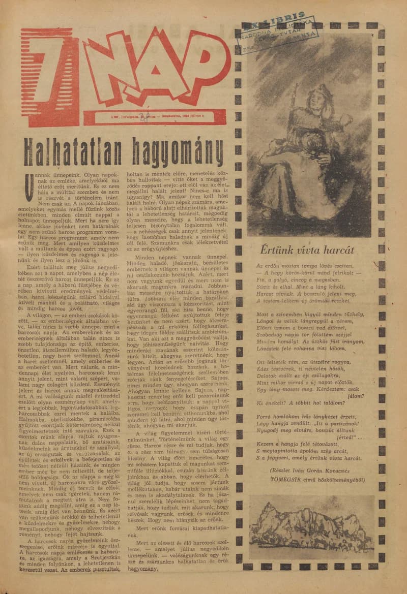 7 Nap, 13. évf. 1958. július 6. 28. sz. 1–16. oldal